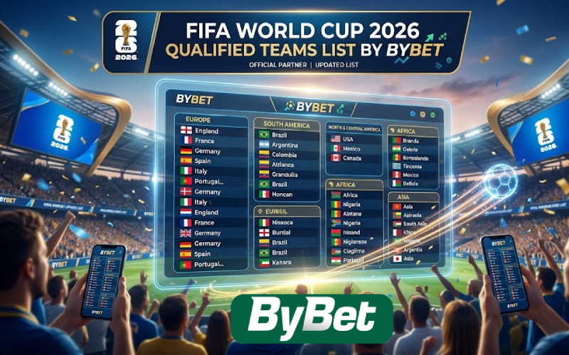 FIFA World Cup 2026 Qualified Teams List by Bybet