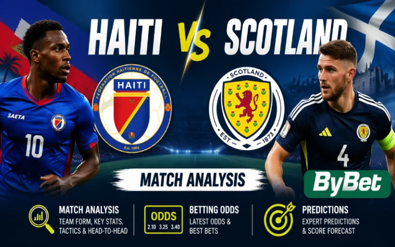 Thumbnail for Haiti vs Scotland Match Analysis, Betting Odds & Predictions