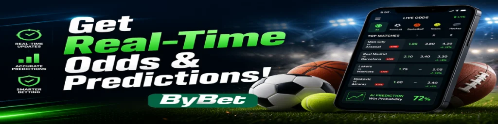 Get Real-Time Odds & Predictions on BYBET!