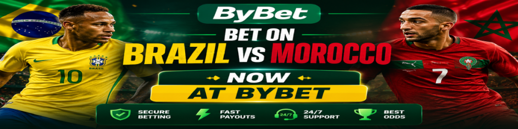 banner brazil vs morocco