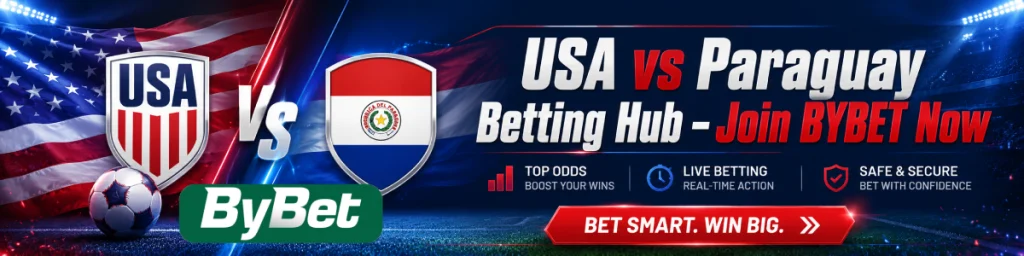 banner for usa vs paraguay