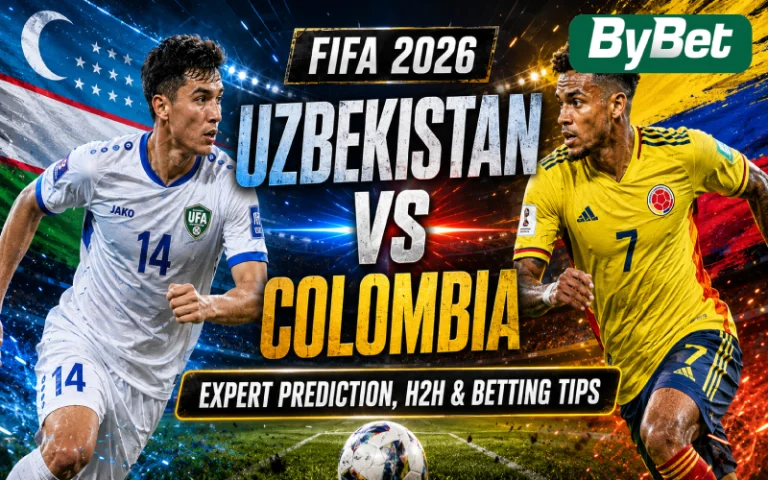 Thumbnail for Uzbekistan vs Colombia Expert Prediction, H2H & Betting Tips