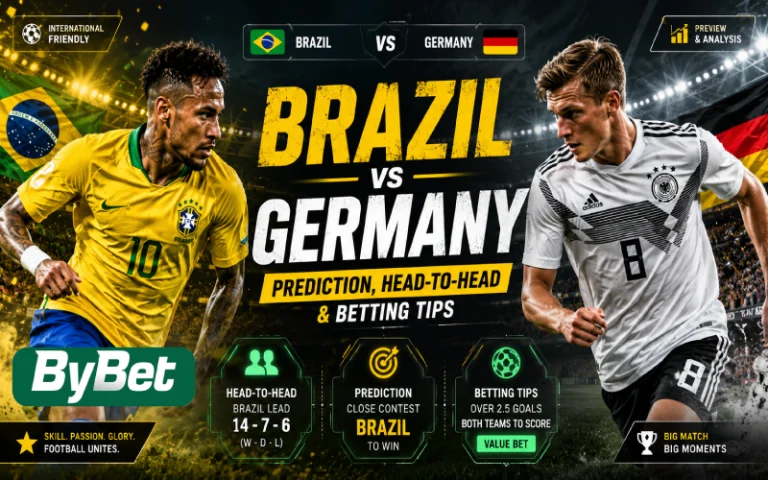 Thumbnail for Brazil vs Germany Prediction, Head-to-Head & Betting Tips