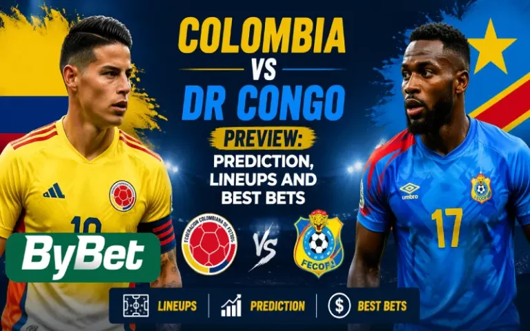 Thumbnail for Colombia vs DR Congo Preview: Prediction, Lineups and Best Bets