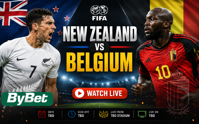 play new zealand vs belgium