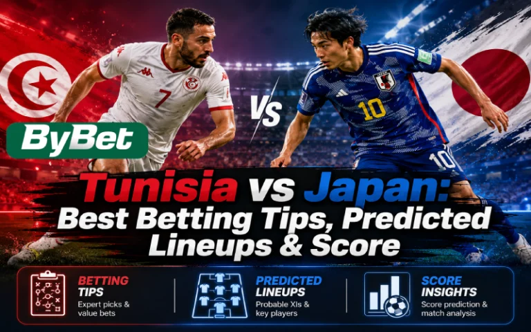 Thumbnail for Tunisia vs Japan: Best Betting Tips, Predicted Lineups & Score