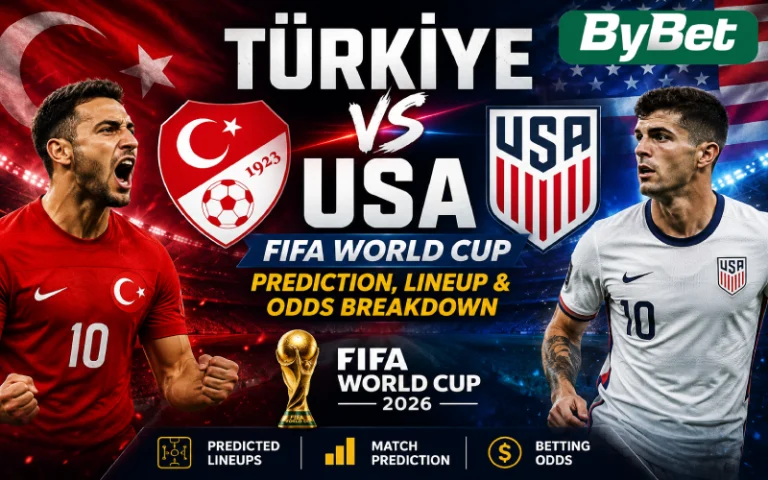 Thumbnail for Türkiye vs USA FIFA World Cup Prediction, Lineup & Odds Breakdown