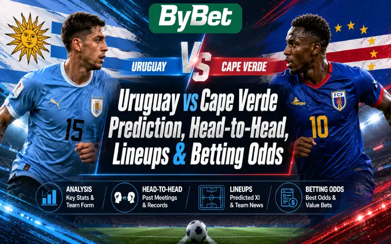 Uruguay vs Cape Verde Prediction, Head-to-Head, Lineups & Betting Odds