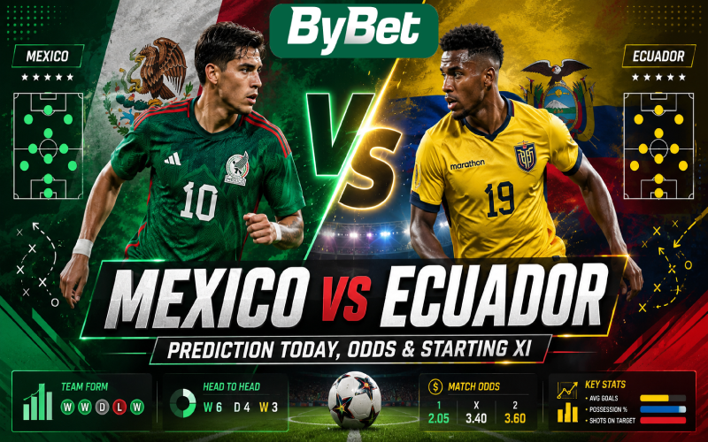 Mexico vs Ecuador Prediction Today, Odds & Starting XI
