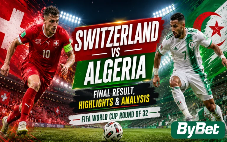 Thumbnail for Switzerland vs Algeria Final Result, Highlights & Analysis | FIFA World Cup Round of 32
